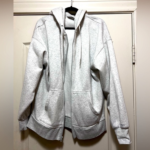 DSG Jackets & Blazers - DSG Zip Fleece hooded jacket, ash gray. Size medium.